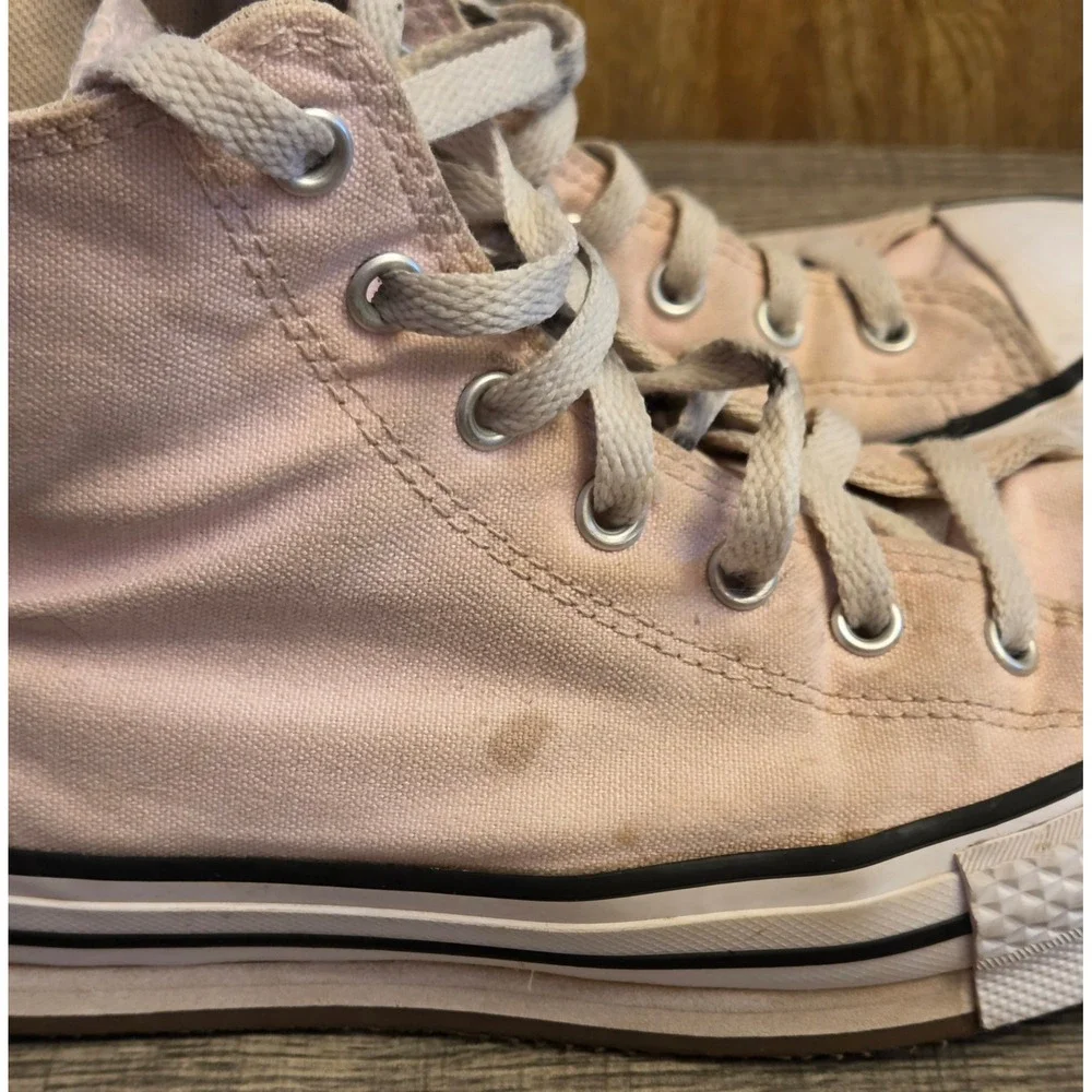 Converse Ctas Eva Lift High Top Canvas Sneakers Youth Size‎ 5 Pink